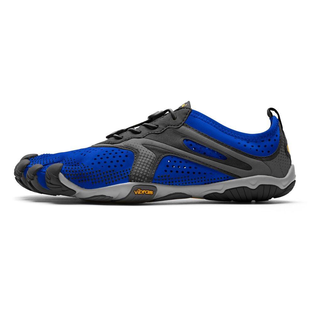 Vibram FiveFingers Heren V-Run - Hardloopschoenen Blauw/Zwart - 584390KVN